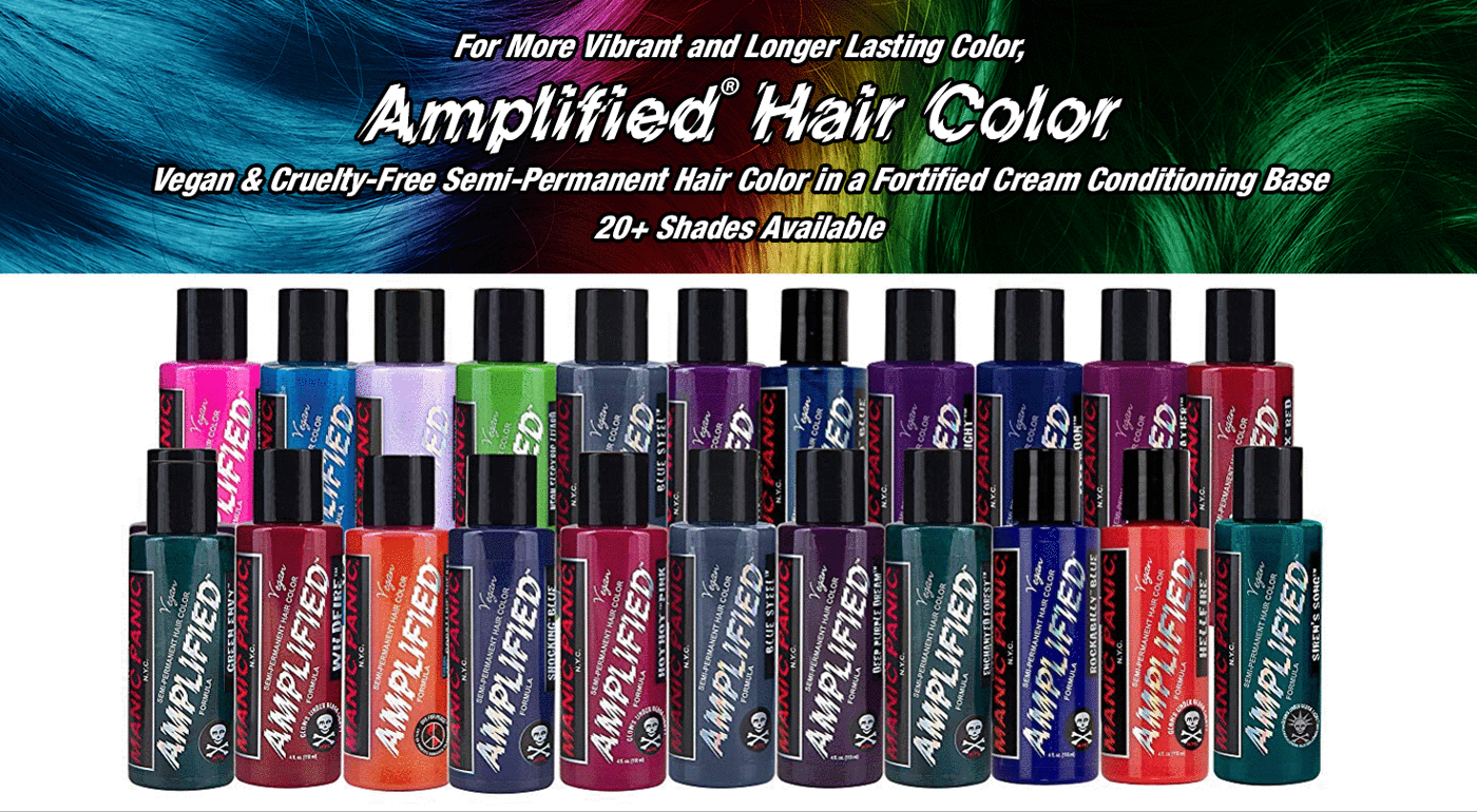 Manic Panic Semi-Permanent Hair Color Cream, Electric Lizard 4 oz Manic Panic Semi-Permanent Hair Color Cream, Electric Lizard 4 oz