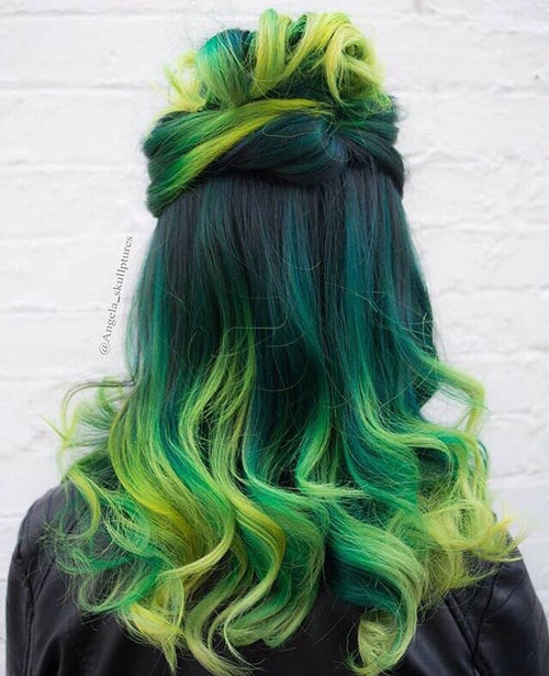 Explore the world of Manic Panic green hair dyes, offering a range of stunning shades.