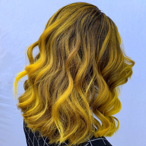 Vibrant Solar Yellow Manic Panic Gel Hair Dye - Professional Grade
