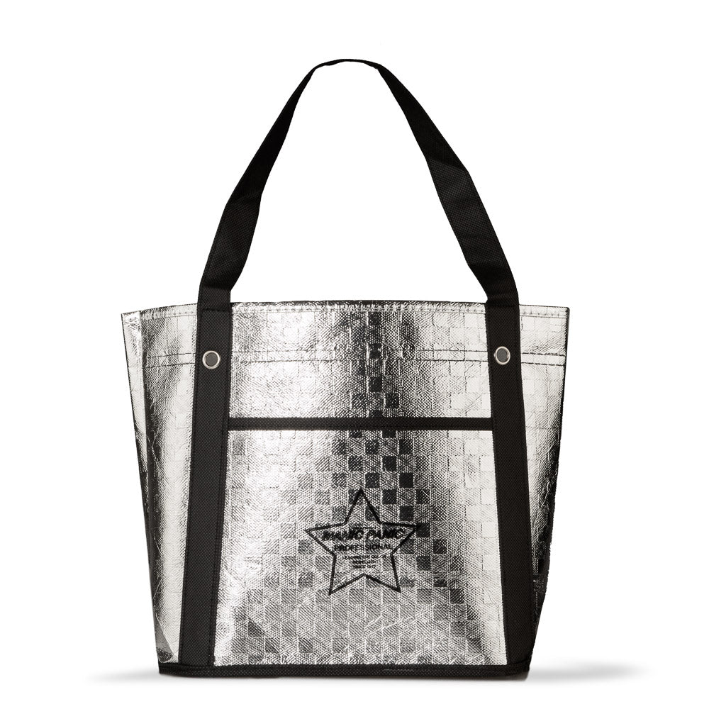 Silver Mini Tote Bag - Manic Panic NYC INC