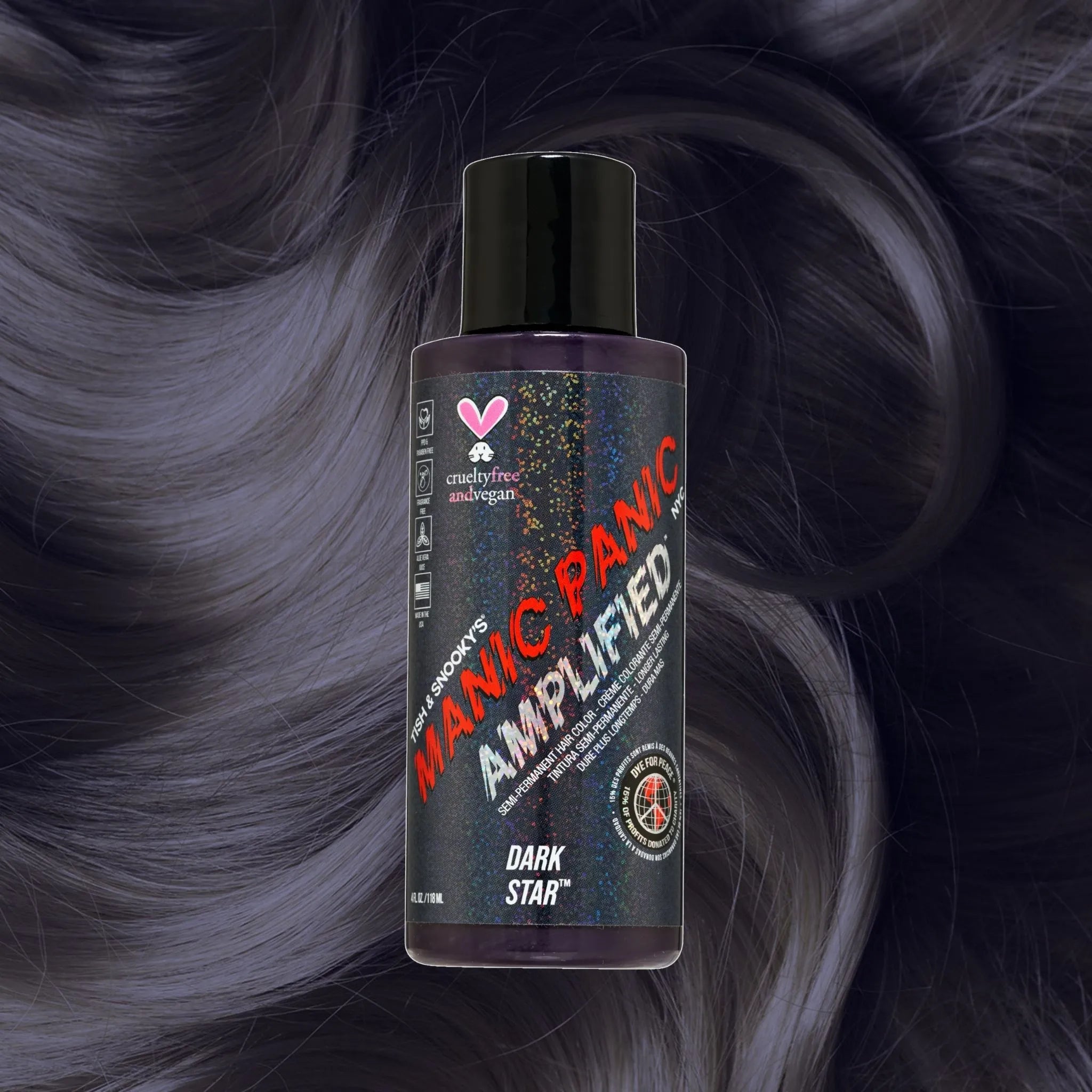 の*ん様 DONT PANIC フルスペック(累進/調光グレー/BLカット)+2 Dark Star™ Amplified™ Hair Dye | Gray | Manic Panic - Manic Panic
