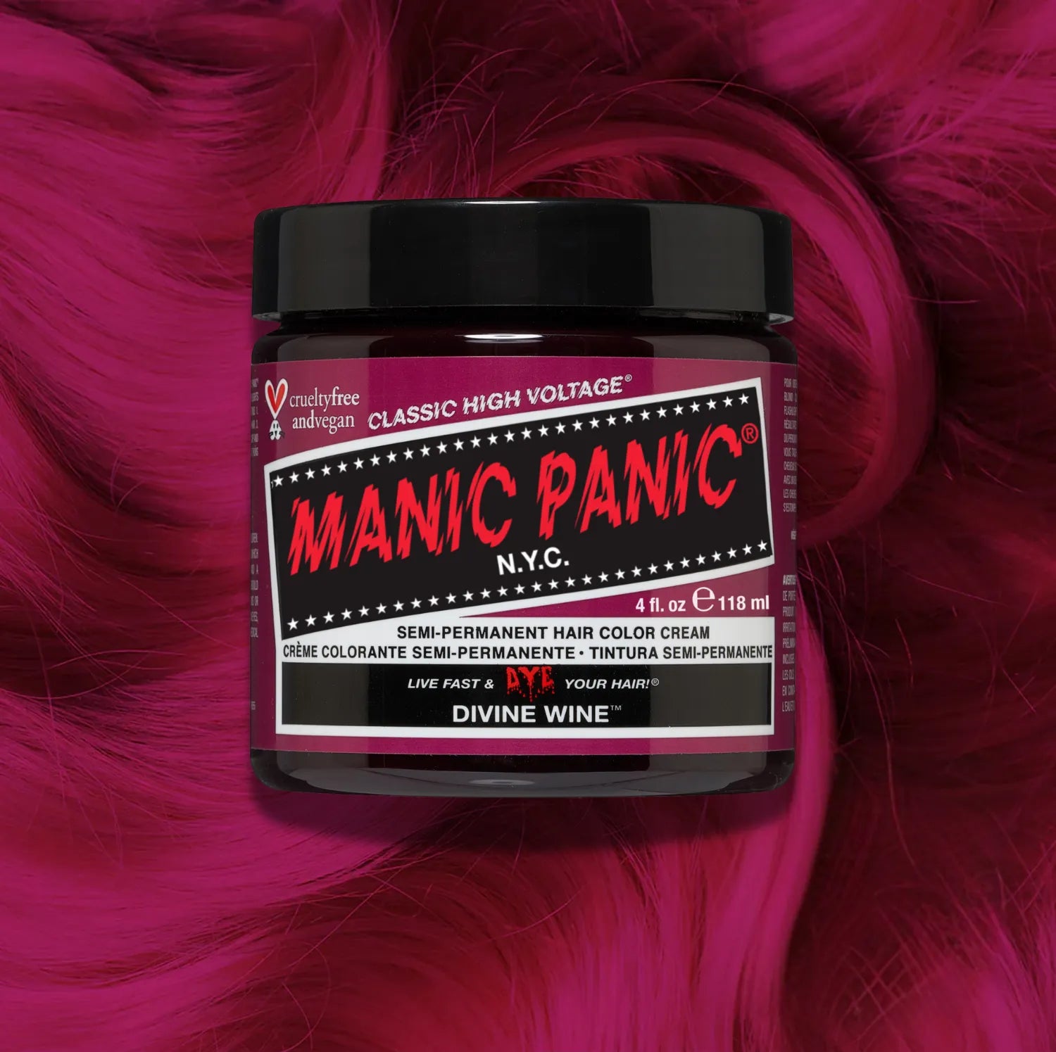 Divine Wine® - Classic High Voltage® - Manic Panic NYC INC Divine Wine® - Classic High Voltage® - Manic Panic NYC INC