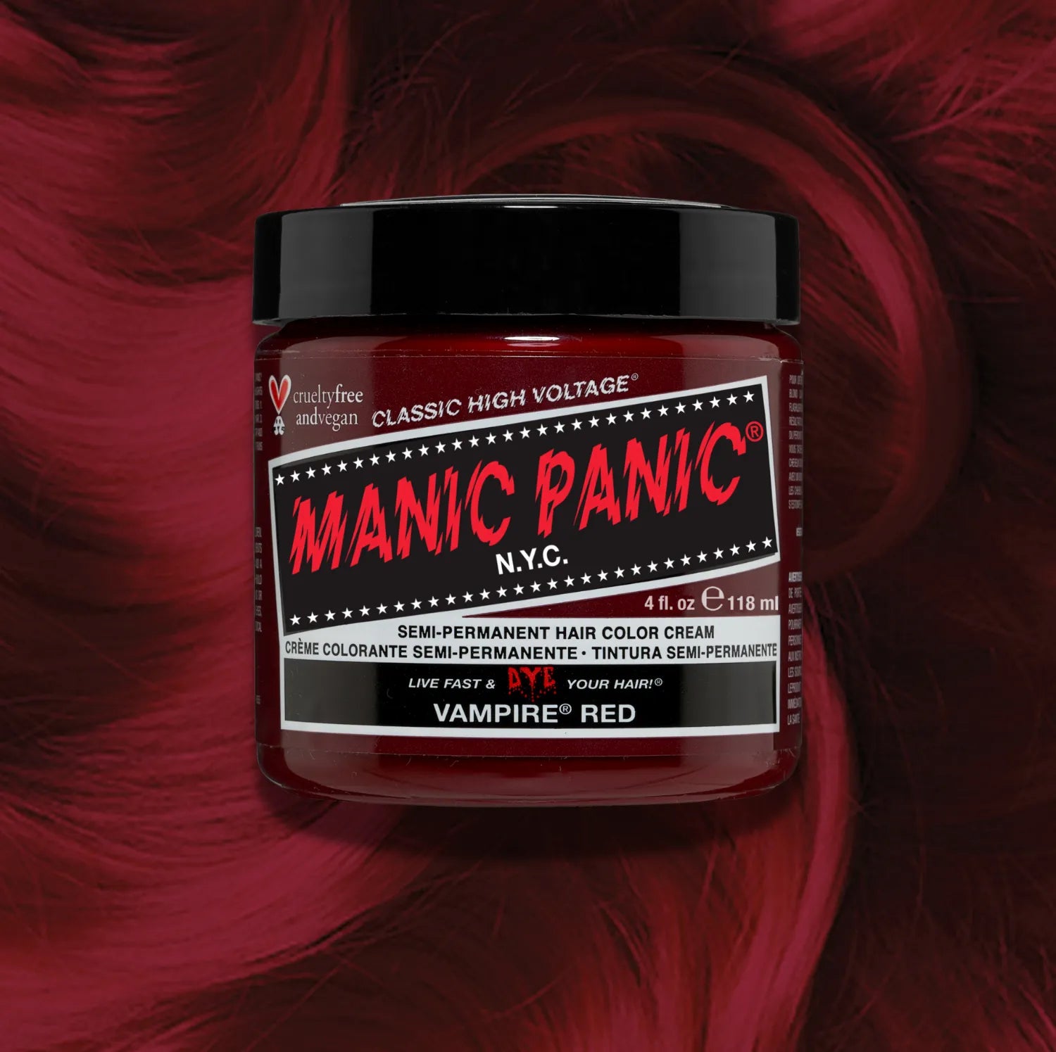 Vampire® Red Classic High Voltage® Manic Panic NYC INC