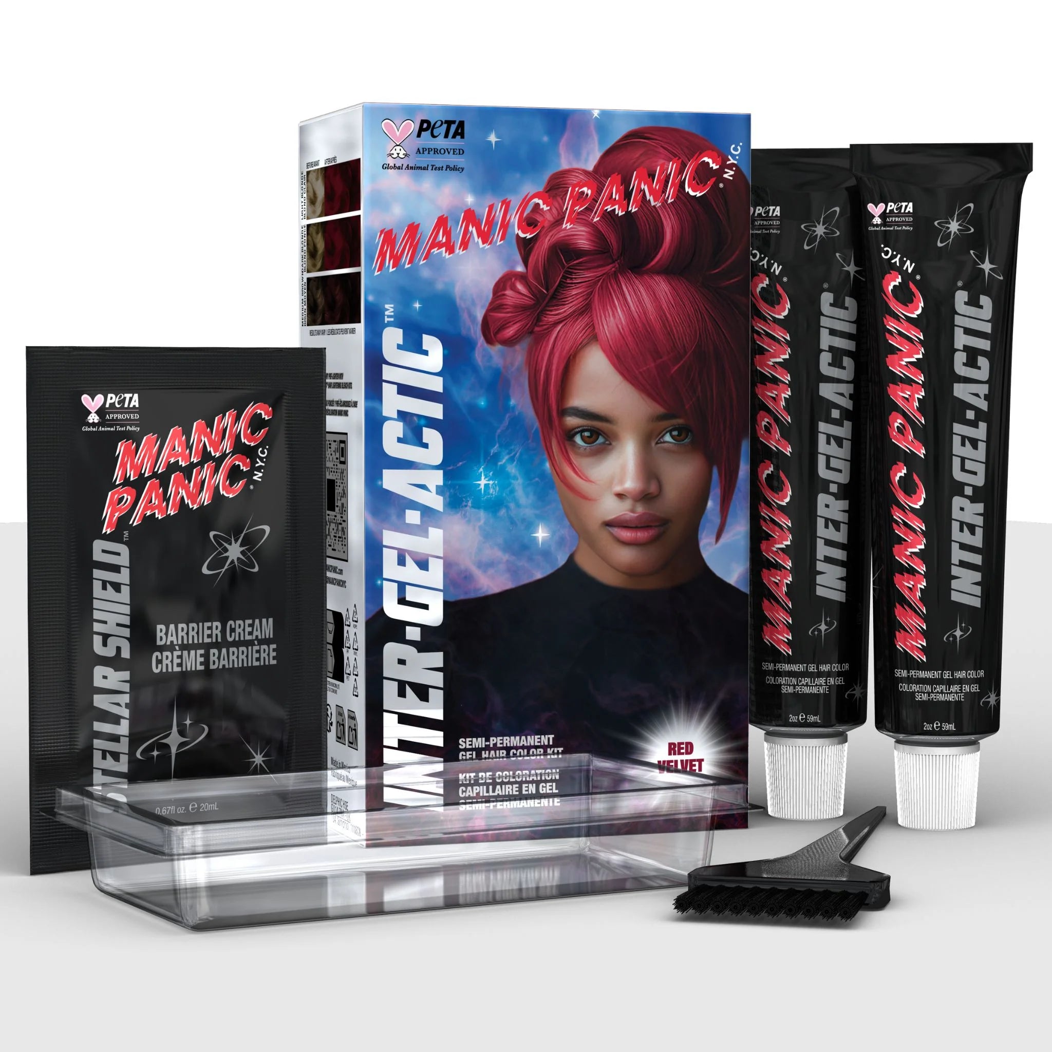 Red Velvet™ – Inter-GEL-actic™ Hair Color Kit | Manic Panic