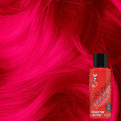Electric Pink Pussycat™ - Amplified™, bright pink, orange pink, warm pink, candy pink, UV pink, neon pink, highlighter pink, semi permanent hair color, hair dye