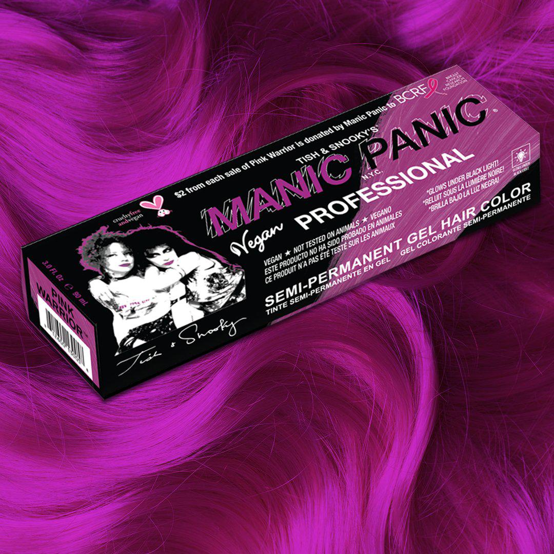 Pink Warrior™ - Professional Gel Semi-Permanent Hair Color - Tish &  Snooky's Manic Panic