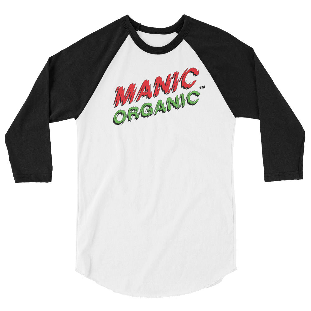Manic Organic™ Unisex Raglan 3/4