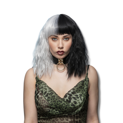 Manic Panic® Dark Side Of The Moon Trash Goddess Adult Black White Costume Make Up Manic Panic® Dark Side Of The Moon Trash Goddess Adult Black White Costume Make Up