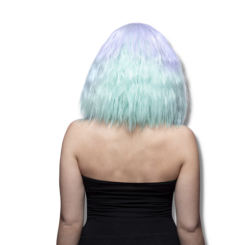 Manic Panic® Lavender Mist Trash Goddess Wig Adult Green Purple Manic Panic® Lavender Mist Trash Goddess Wig Adult Green Purple