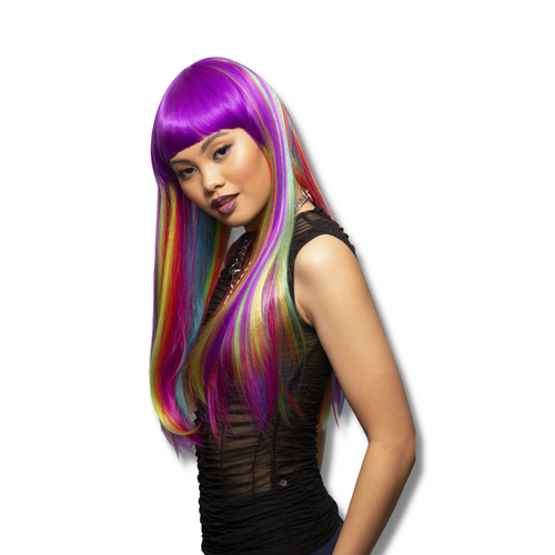 Downtown Diva® Wig - Vivid Rainbow™