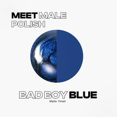 Bad Boy ™  Blue Nail Polish – Matte Navy, Velvety Finish