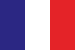 France's flag with iconic tricolor design of blue, white, and red stripes.