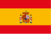 Spanish flag with red and yellow stripes.