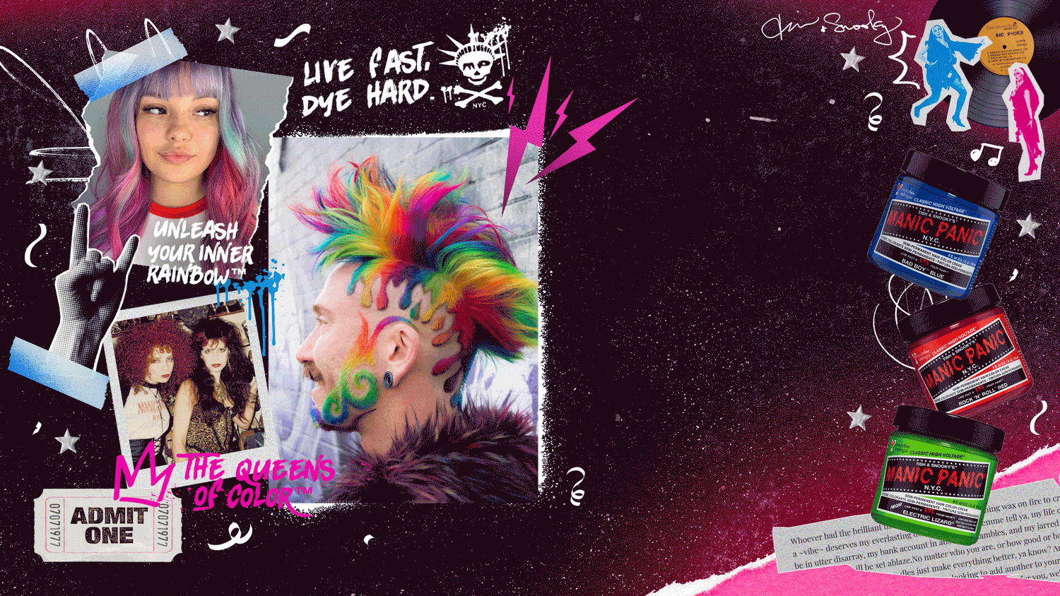 Manic Panic Vegan & Cruelty Free Cosmetics and Hair Dye