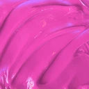 Close-up of pink hair dye swatch