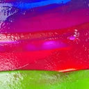 rainbow texture hair dye swatch