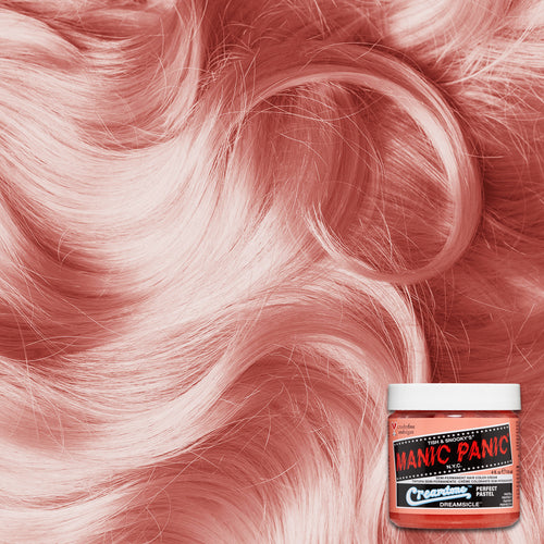 MANIC PANIC Velvet Violet Hair Dye - Creamtone Pastel Perfect  - Semi Permanent Hair Color - Pastel Orchid Shade With Pink Undertones -  Vegan, PPD & Ammonia Free - For