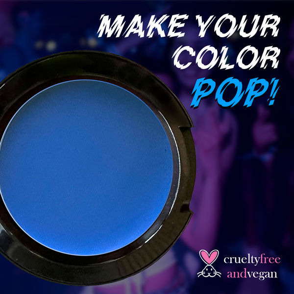 MANIC PANIC blue moon body paint in a round compact