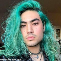 Atomic Turquoise™ - Classic High Voltage®, bright blue, neon blue, radiant aqua blue, aqua blue, radiant blue, turquoise, teal, mermaid blue, semi permanent hair color, hair dye, @kevinkinno