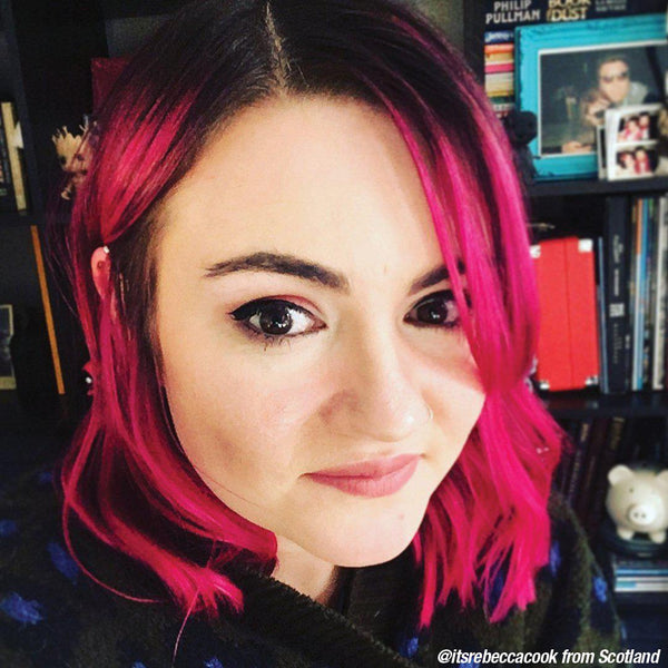 Cleo Rose® - Classic High Voltage®, Manic Panic, hot pink, rose pink, pink, warm pink, warm toned pink, magenta, clio rose, semi permanent hair color, hair dye, @itsrebeccacook