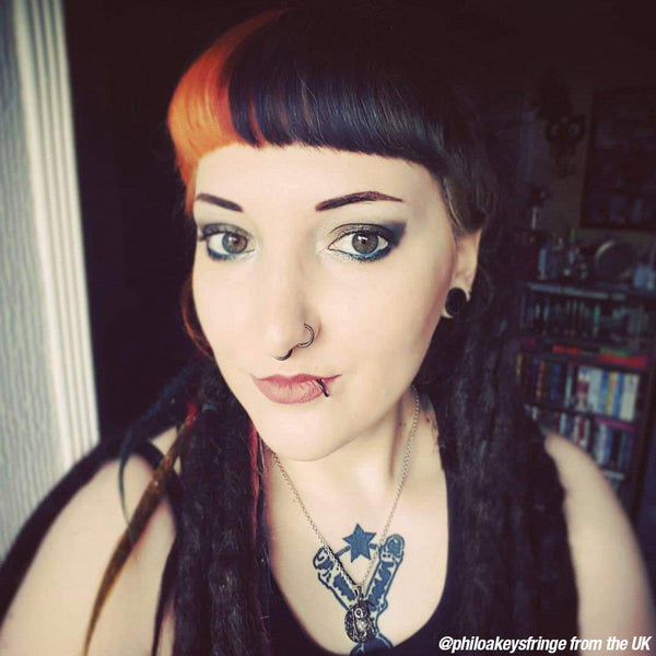 Raven™ - Classic High Voltage® - Tish & Snooky's Manic Panic, black, blue based black, blue toned black, cool black, cool toned black, semi permanent hair color, hair dye, @philoakeysfringe