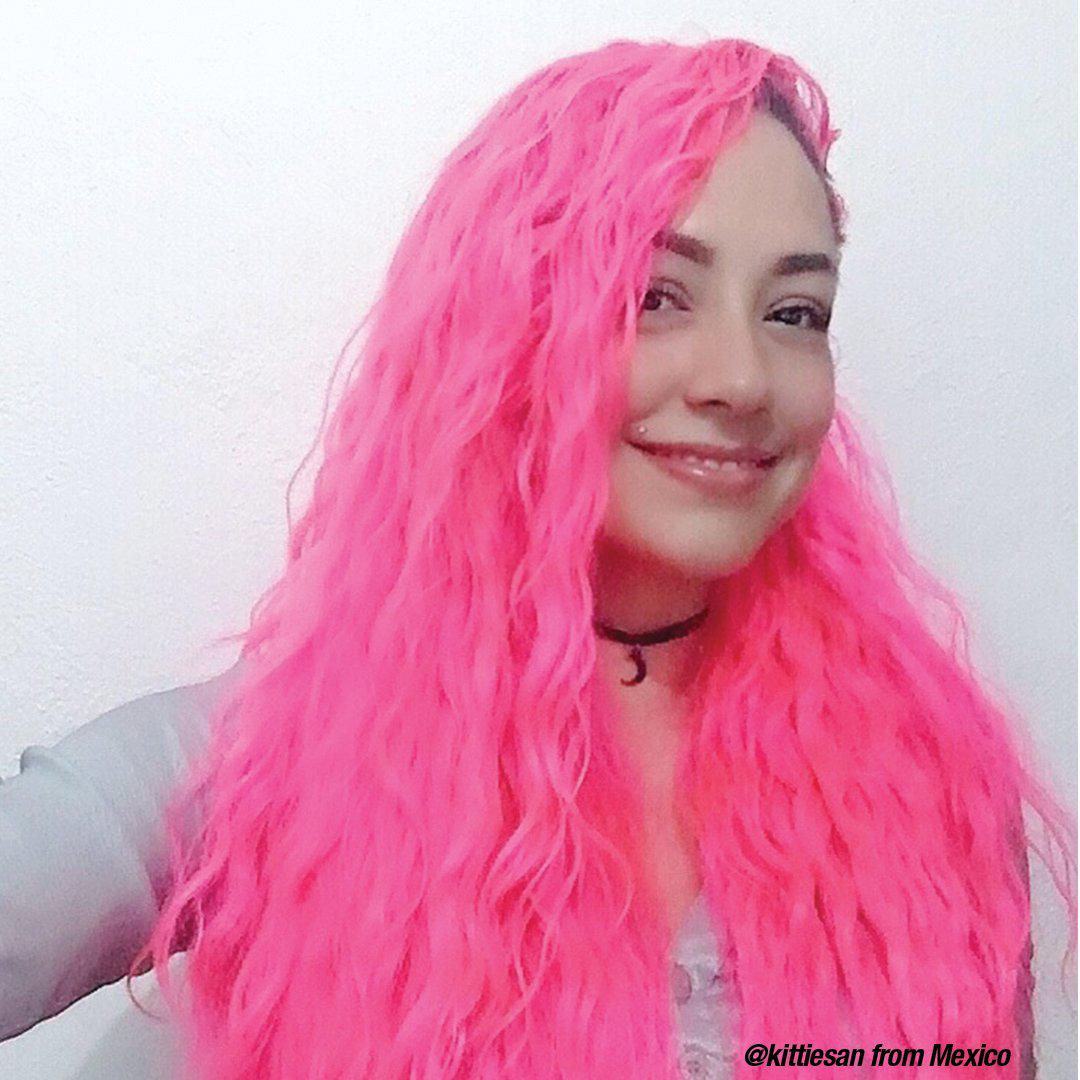 Barbie pink shop hair dye