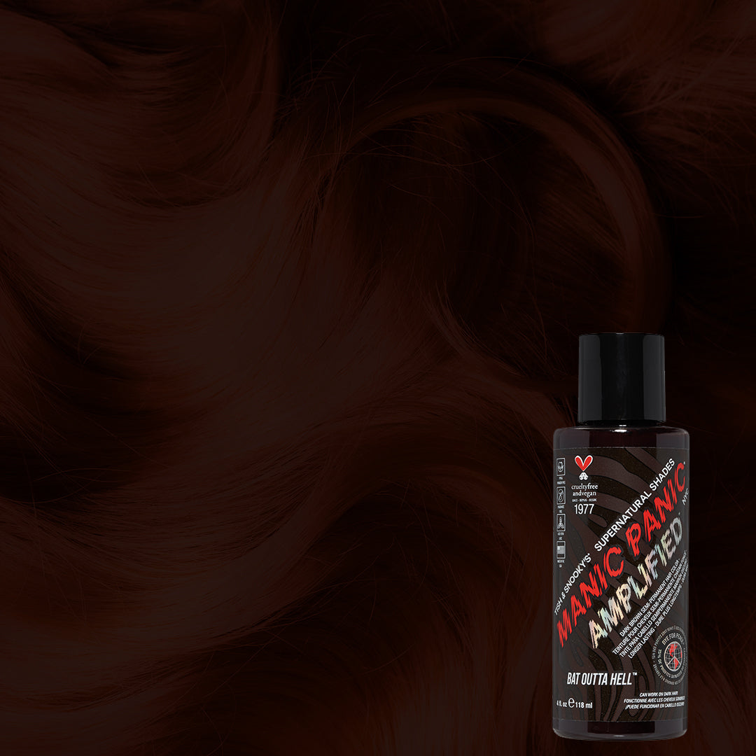 Bat Outta Hell™ - Amplified™, brown, espresso, expresso, chocolate, supernatural, semi permanent hair color, hair dye