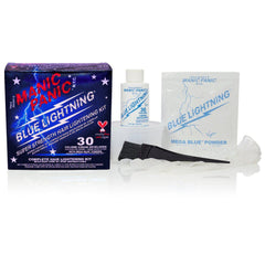 Blue Lightning® Bleach Kit - 30 Volume with Mega Blue Powder, blue bleach, lightener, lightner, bleach kit, lightening kit, lightning kit, blonde, highlights, 30 vol, 30 volume bleach, 9% bleach