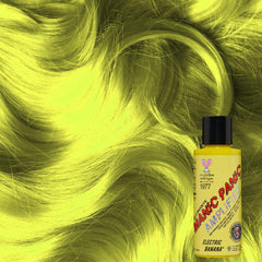 Electric Banana® - Amplified™, yellow, bright yellow, neon yellow, yellow green, UV yellow, dayglow yellow, banana yellow, glow yellow, semi permanent hair color, hair dye