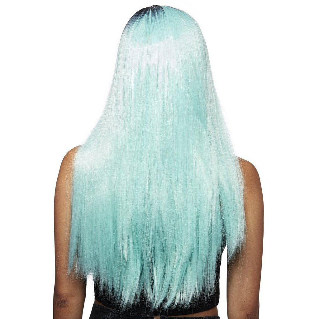 Manic Panic Amethyst Ombre Super Vixen Wig Long Straight with Side Parting