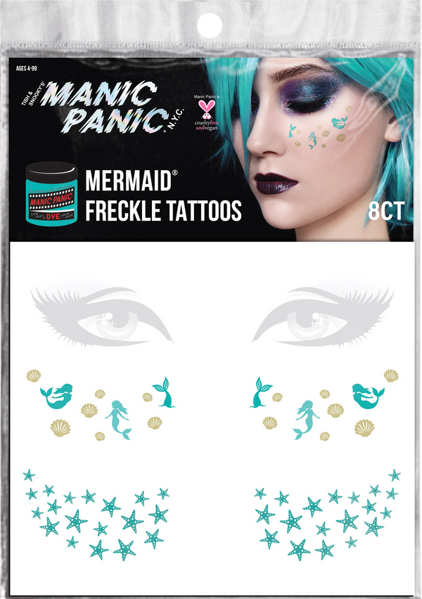 Manic Panic® Mermaid™ Freckle Tattoos