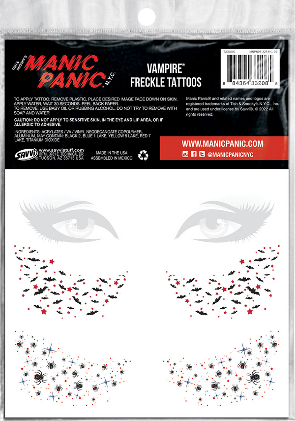 Manic Panic® Vampire™ Freckle Tattoos