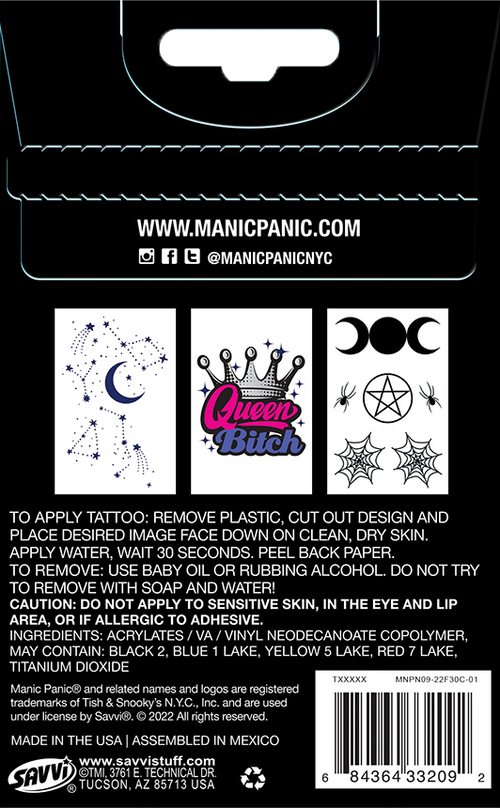 Manic Panic® After Midnight™ Tattoo Pouch