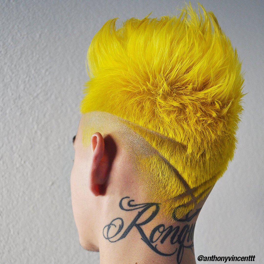 Solar Yellow® - Professional Gel Semi-Permanent Hair Color - Tish & Snooky's Manic Panic, Marigold, Yellow Hair, Swatch, Golden Hair
