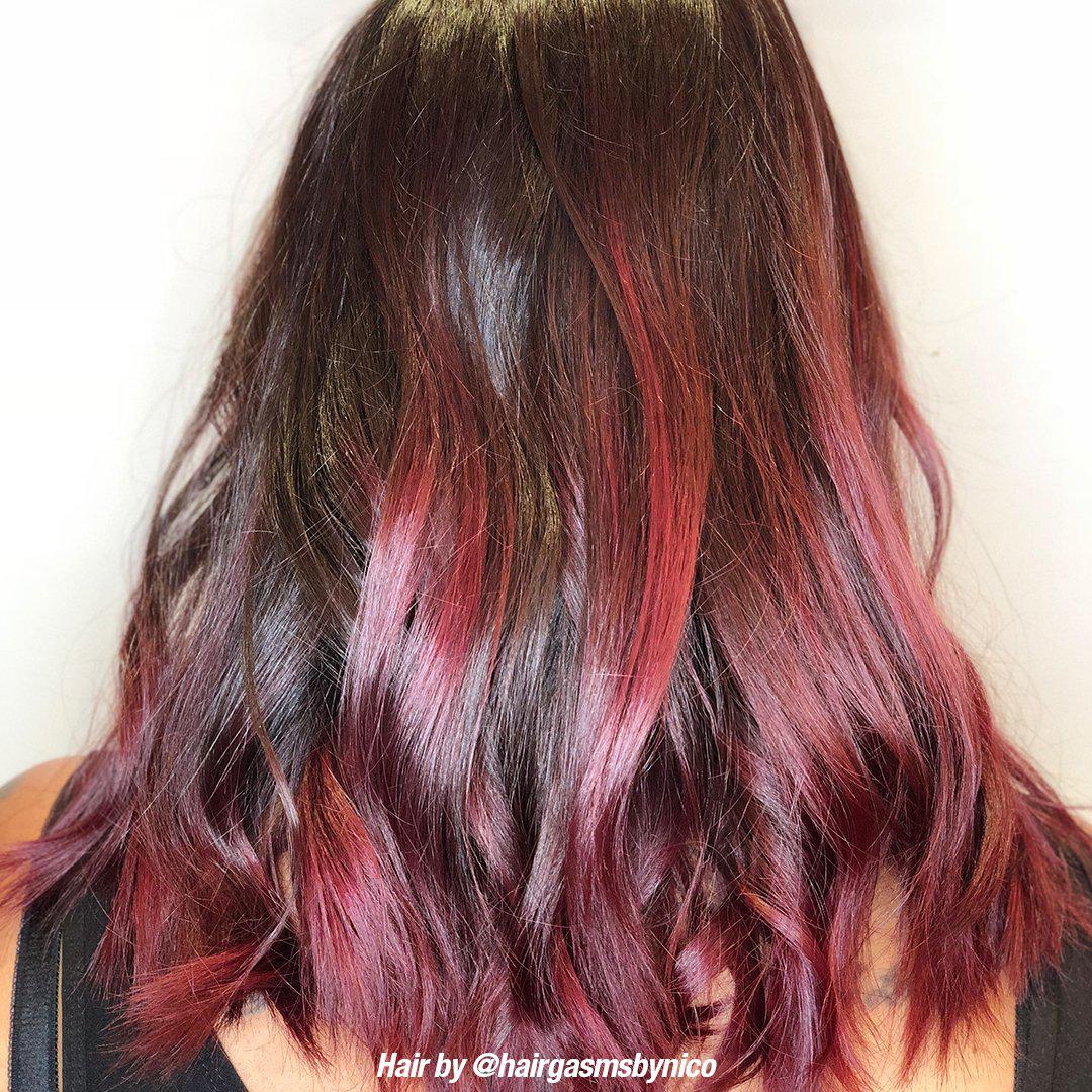 Divine Wine® - Professional Gel Semi-Permanent Hair Color - Wine Red, Burgundy Hair, Red Hair, Berry Red, Maroon