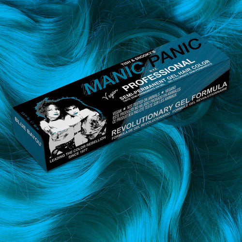 Blue Bayou teal hair pro professional, turquoise hair, bright blue hair, cerulean 