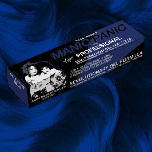 Celestine Blue™ - Professional Gel Semi-Permanent Hair Color - Tish & Snooky's Manic Panic