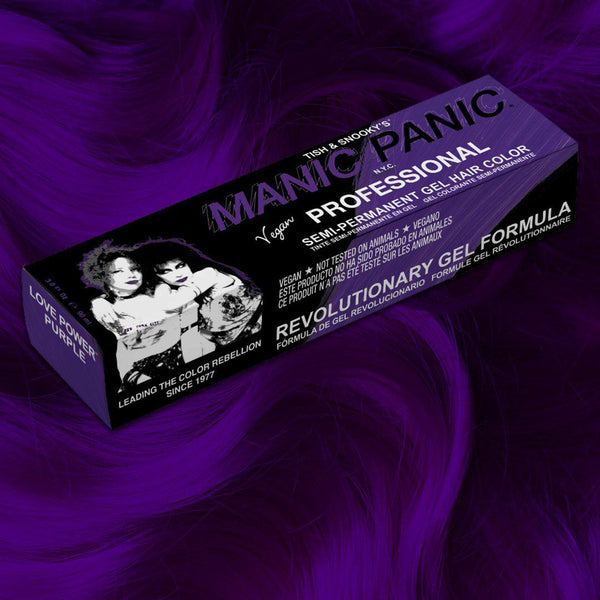 Love Power Purple™ - Professional Gel Semi-Permanent Hair Color - Tish &amp; Snooky&#39;s Manic Panic