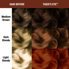 iger's Eye™ - Supernatural Shades - Amplified™, auburn, aubern, copper, ginger, supernatural, shade sheet, hair level chart