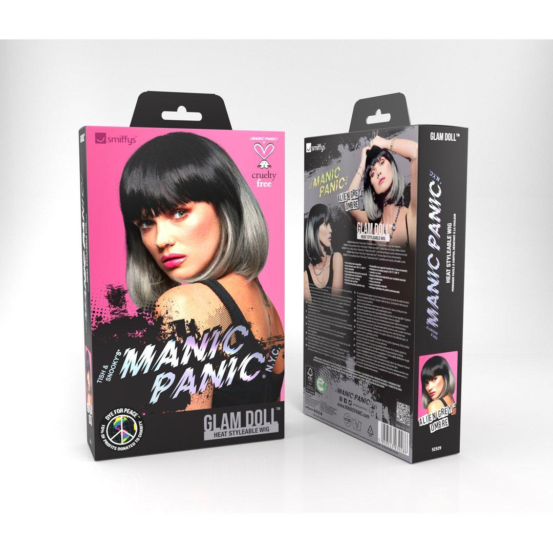 Glam Doll Wig Alien Grey Ombre Tish Snooky s Manic Panic