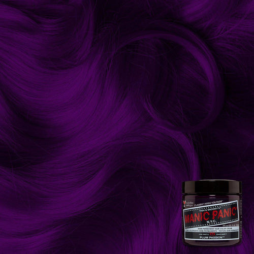 Plum Passion® - Classic High Voltage®, purple, violet, warm toned purple, warm based purple, warm toned violet, warm based violet, plum, purpel, semi permanent hair color, hair dye