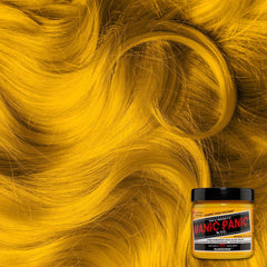 Sunshine™ - Classic High Voltage® - Tish & Snooky's Manic Panic, sunflower yellow, yellow, dandelion yellow, warm yellow, warm toned yellow, yellie, semi permanent hair color, hair dye