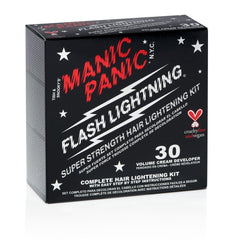 Flash Lightning® Bleach Kit - 30 Volume Cream Developer, bleach, lightener, lightner, bleach kit, lightening kit, lightning kit, blonde, highlights, 30 vol, 30 volume bleach, 9% bleach