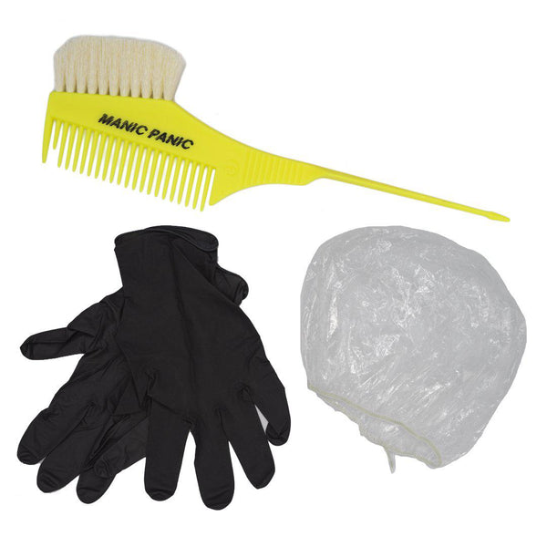 Tool Kit - Brush, Applicator, Coloring Cap, & Gloves - Tish & Snooky's Manic Panic