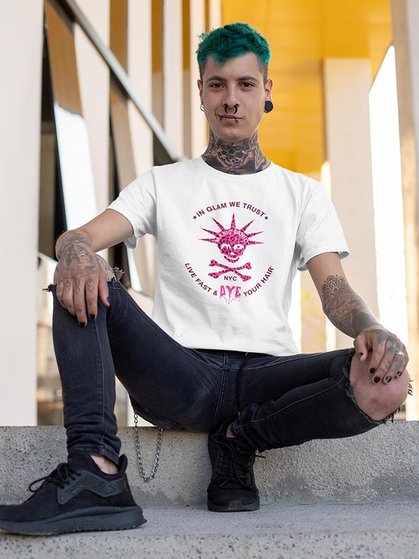 In Glam We Trust Pink Cheetah T-shirt  -Manic Panic®