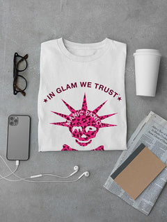 In Glam We Trust Pink Cheetah T-shirt  -Manic Panic® UNISEX