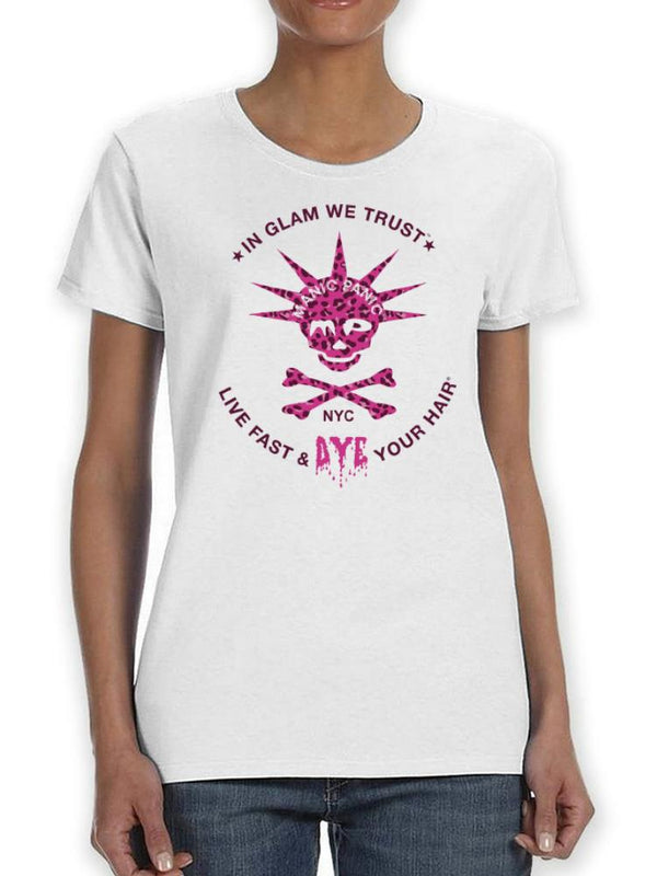 In Glam We Trust Pink Cheetah T-shirt  -Manic Panic®