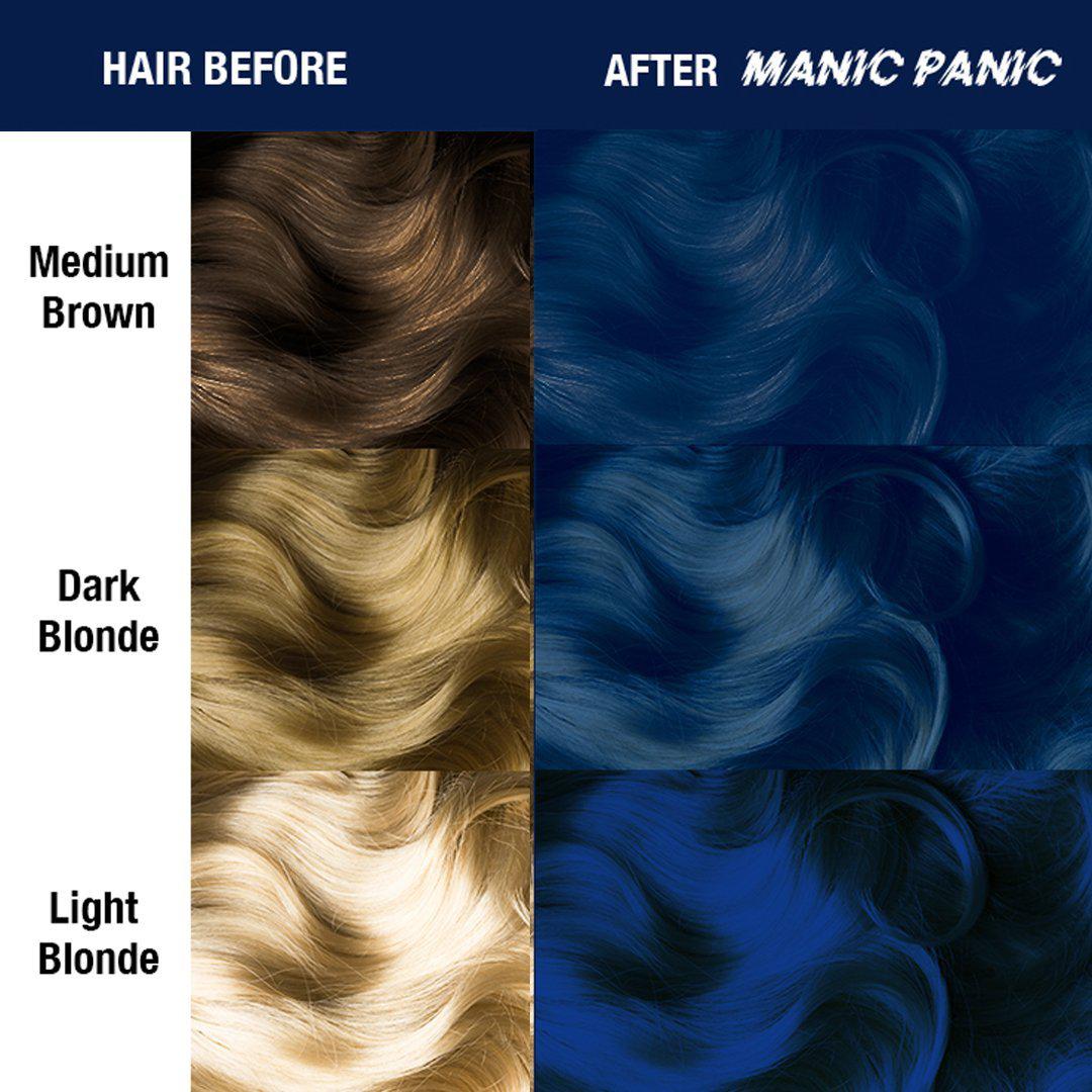 After Midnight® - Amplified™ - Denim blue, dark blue, navy blue, dark teal, green based blue, bleu, blu, semi permanent hair color, hair dye