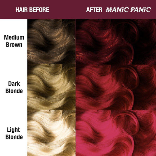 dark red hair color shades