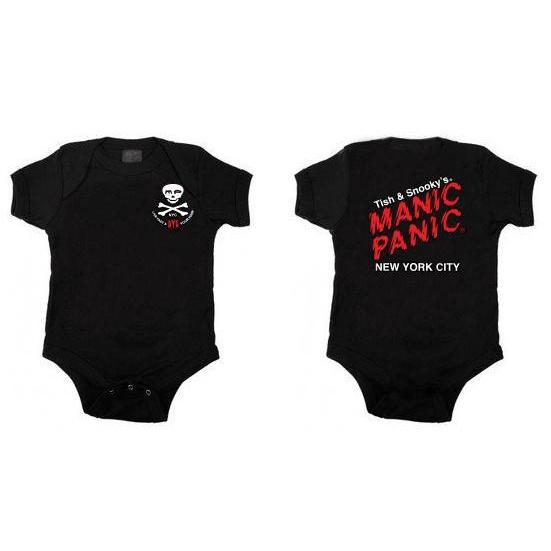 Baby Onesie w/double-sided logo - Tish & Snooky's Manic Panic